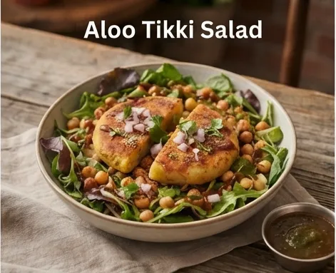 Aloo Tikki Salad