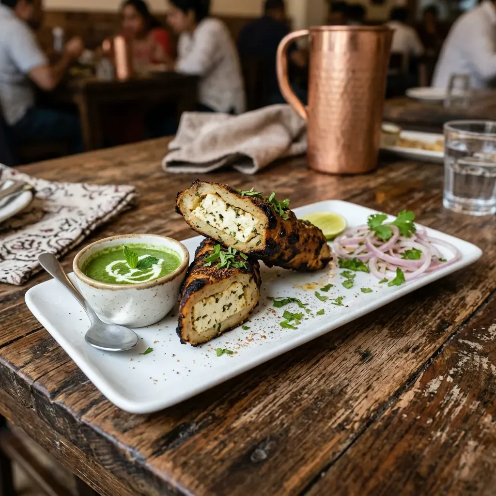Paneer Stuffed Chaap