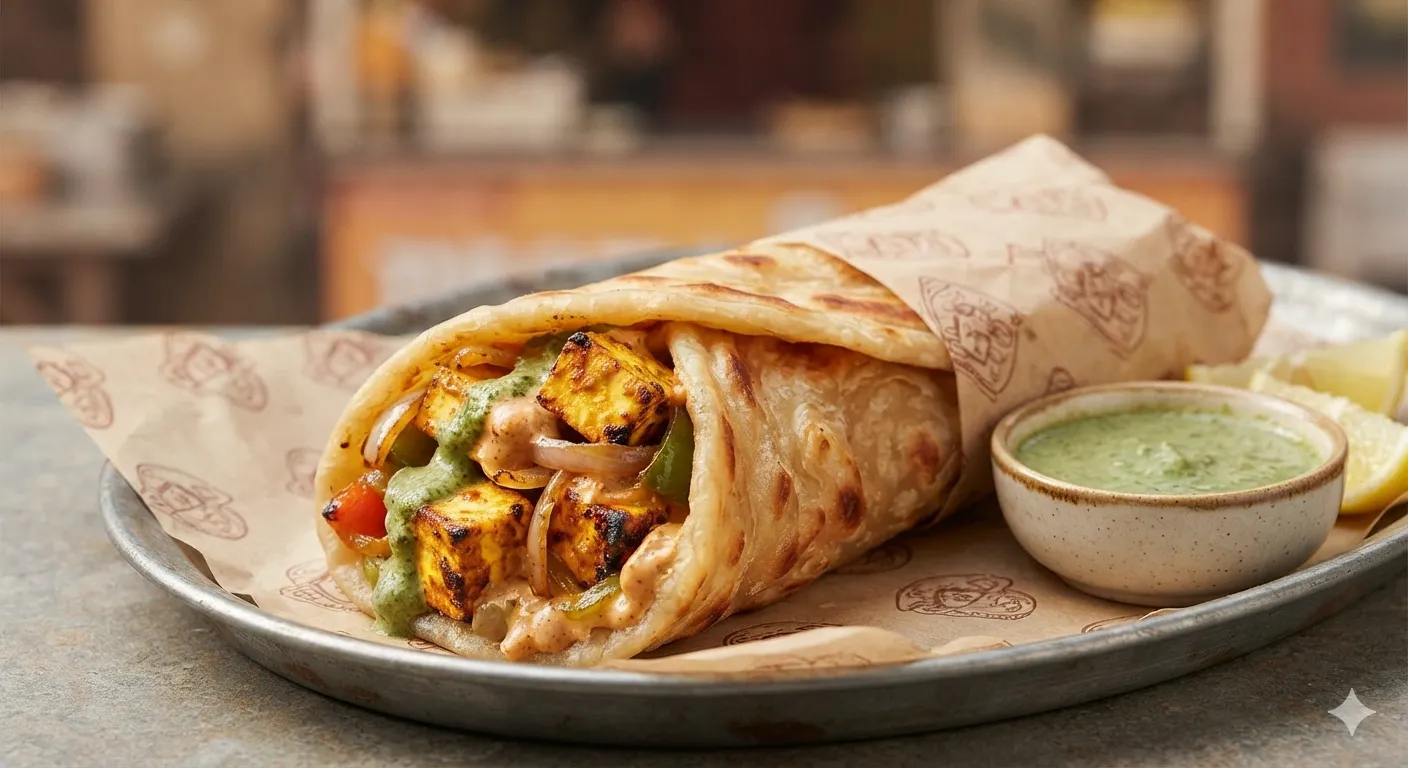 Paneer Tikka Roll