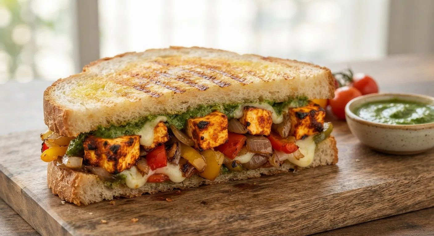 Paneer Tikka Sandwich