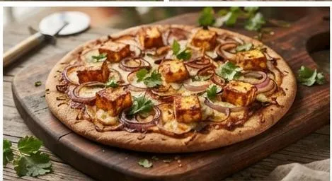 Paneer Onion Pizza